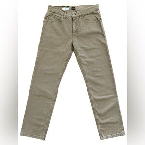 *SOLD* Lee khaki green Regular Fit Straight Leg Men’s Jeans Size 32x32 NWT